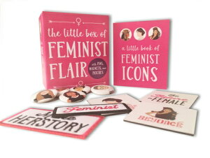 The Little Box of Feminist Flair: With Pins, Patches, & Magnets LITTLE BOX OF FEMINIST FLAIR （Rp Minis） [ Lauren Mancuso ]