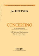 【輸入楽譜】クーツィール, Jan: チューバと弦楽オーケストラのための小協奏曲 Op.77: スコア