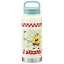 スポンジ・ボブ HUNGRY　水筒 スクリューハンドル 真空ステンレス ボトル 500ml