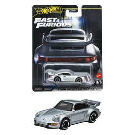 ホットウィール(Hot Wheels)　ワイルド・スピード ポルシェ 911 カレラ RS 3.8 乗り物おもちゃ ミニカー 3歳から シルバー JBM03