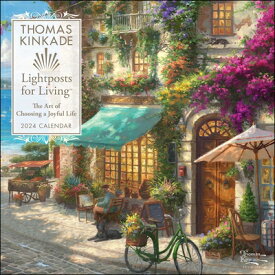 Thomas Kinkade Lightposts for Living 2024 Wall Calendar THOMAS KINKADE LIGHTPOSTS FOR [ Thomas Kinkade ]