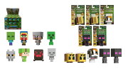 【セット商品】マインクラフト(MINECRAFT)　モブヘッド ミニフィギュア アソートL ブラインドパック 36個入り+ 超展開フィギュア Cアソート 5体入り