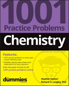Chemistry: 1001 Practice Problems for Dummies (+ Free Online Practice) CHEMISTRY 1001 PRAC PROBLEMS F [ Heather Hattori ]