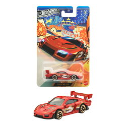 ホットウィール(Hot Wheels)　シルバーシリーズ ポルシェ 935 乗り物おもちゃ ミニカー 3歳から レッド JNF49
