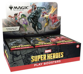 【特典】マジック：ザ・ギャザリング ｜ マーベル スーパー・ヒーローズ プレイ・ブースター 英語版 【30パック入りBOX】(コマンダー・プロテクター ロゴver.)