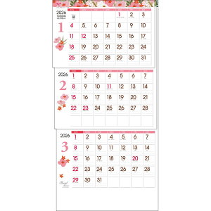 g[_ 2026N J_[ Ǌ| t[E3iォ珇 / ~V / t}[J[tj 75 x 35cm TD-30786 / ԁEp