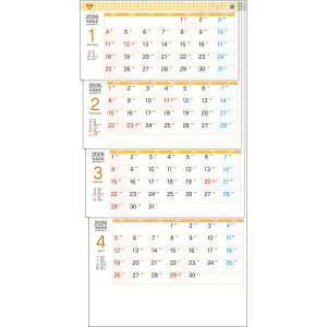 g[_ 2026N J_[ Ǌ| bNXEJ[4iォ珇 / ~V / t}[J[tj 75 x 35cm TD-30798 / pEXPW[Ǘ