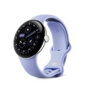 Google Pixel Watch 4(41 mm)Polished Silver アルミケース/Iris アクティブ バンド Wi-Fi