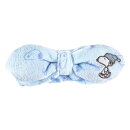 スヌーピーリボンヘアバンド　ブルー