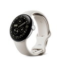 Google Pixel Watch 4(41 mm)Polished Silver アルミケース/Porcelain アクティブ バンド Wi-Fi
