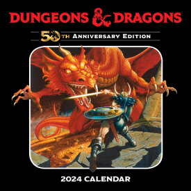 Dungeons & Dragons 2024 Wall Calendar: 50th Anniversary Edition D&D- 2024 WALL CAL [ Wizards of the Coast ]