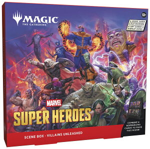 �}�W�b�N�F�U�E�M���U�����O �b �}�[�x�� �X�[�p�[�E�q�[���[�Y Scene Box �p��� �uVillains Unleashed�v
