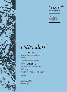 �y�A���y���z�f�B�b�^�[�X�h���t, Karl Ditters von: �R���g���o�X���t�� �z����(�j����) Krebus 172/���T��/Glockler��: �X�^�f�B�E�X�R�A [ �f�B�b�^�[�X�h���t, Karl Ditters von ]