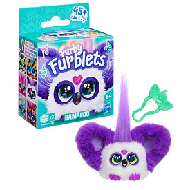 FURBY　ハズブロ（Hasbro）ファービー ファーブレッツ バンブゥー ミニフレンド、 電動ぬいぐるみ、男の子と女の子向け、対象年齢6才以上、パンダ、白黒、ファービー語、音楽 G1698 正規品
