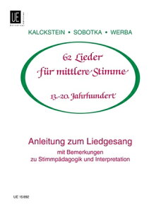 �y�A���y���zKalekstein 62 Lieder(�����p): 13���I����20���I�܂ł�62�̉̋�
