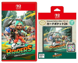 �y�Z�b�g���i�z�X�v���g�D�[�� ���C�_�[�X + Nintendo Switch 2 �p�J�[�h�P�[�X �J�[�h�|�P�b�g24�@�X�v���g�D�[�� ���C�_�[�X