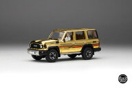 ゲインコーププロダクツ 1/64 トヨタ ランドクルーザー 70 アラブ仕様 Gold Edition Diecast Talk 特注品…