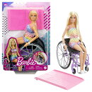 バービー(Barbie) バービー　ファッショニスタ　カラフルロンパース　くるまいすつき 【バービー人形】【着せ替え人…