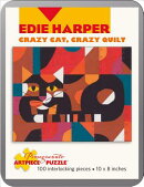 Edie Harper/Crazy Cat Quilt 100 Piece Tin Puzzle