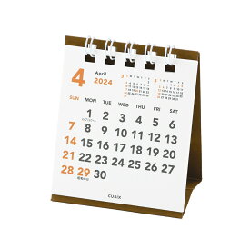 エムプラン 2024年4月始まりカレンダー　ベーシック　プチプチ卓上