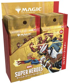 【特典】マジック：ザ・ギャザリング ｜ マーベル スーパー・ヒーローズ コレクター・ブースター 日本語版 【12パック入りBOX】(コマンダー・プロテクター ヒーローズ＆ヴィランズver.+コマンダー・プロテクター ロゴver.)