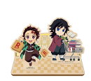 【楽天ブックス限定グッズ】楽天×「鬼滅の刃」コラボ　木製ジオラマ(竈門 炭治郎＆冨岡 義勇)
