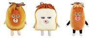 【パンどろぼう　ぬいぐるみ巾着 3点セット】パンどろぼう + にせパンどろぼう + なぞのフランスパン