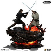 『スター・ウォーズ』【アイアン・スタジオ スタチュー】「デラックス・アートスケール」1/10スケール アナキン・スカイウォーカー vs オビ＝ワン・ケノービ［映画『エピソード3／シスの復讐』］ (フィギュア)【クレジットカード決済限定】