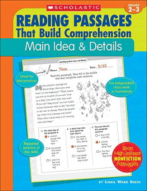 Reading Passages That Build Comprehension: Main Idea and Details Grades 2-3 READING PASSAGES THAT BUILD CO [ Linda Beech ]