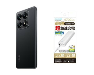 yȃZbgizXiaomi 14T Pro Titan Black 12+512 + PDΉoCobe[ 6700mA zCg