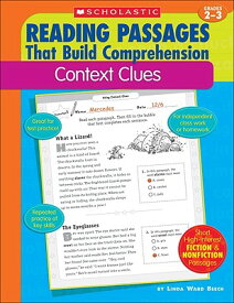 Reading Passages That Build Comprehension: Context Clues Grades 2-3 READING PASSAGES THAT BUILD CO [ Linda Beech ]