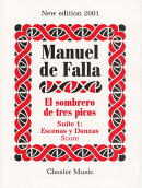 【輸入楽譜】ファリャ, Manuel de: バレエ音楽「三角帽子」 第1組曲より シーンと踊り: スタディ・スコア