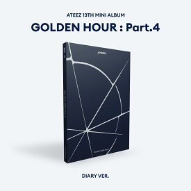 【楽天ブックス限定先着特典+先着特典】[GOLDEN HOUR : Part.4] ＜DIARY VER.＞(スマホサイズステッカー 1枚（絵柄C / 全8種のうちランダム1枚）+応募抽選シリアル1枚) [ ATEEZ ]