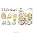 【セット商品】なんでもいきもの マシュマロシール ×2個