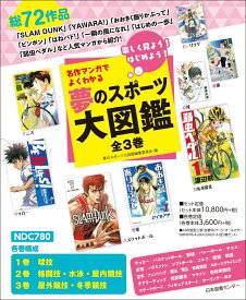 名作マンガでよくわかる　夢のスポーツ大図鑑　全3巻 [ 夢のスポーツ大図鑑編集委員会 ]