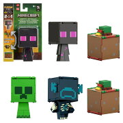 マテル マインクラフト(MINECRAFT)　超展開フィギュア Hアソート 子供向けフィギュア 5体入り Box販売 6歳から マルチ 986H-HTL43