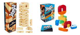 【楽天ブックス限定特典】【セット商品】ハズブロ（Hasbro）ハズブロ公式ジェンガ（2025） + ジェンガ 拡張パック バランスチャレンジ　木製ブロック スタッキングタワー パーティーゲーム 6才以上(ミニジェンガキーホルダー)