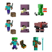 マテル マインクラフト(MINECRAFT)　ベーシックフィギュア Vアソート 子供向けフィギュア 8体入り BOX販売 6歳から マルチ 986V-GTP08