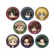 TVアニメ『進撃の巨人』トレーディング ちびキャラ アクティビティver. グリッター缶バッジ(BOX＝8個)