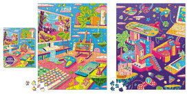 Cozy Gamer 2-In-1 Double-Sided 500-Piece Puzzle COZY GAMER 2-IN-1 DOUBLE-SIDED [ Yixin Zeng ]