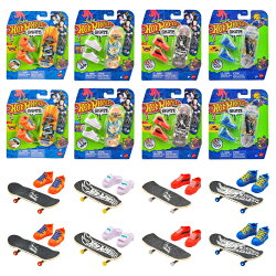 ホットウィール(Hot Wheels)　スケート ベーシックシリーズ アソート 乗り物おもちゃ シューズ付き指スケ16ケ入 BOX…