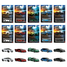 ホットウィール(Hot Wheels) 　テーマオートモーティブ アソート - ハイブリッド・スピード 乗り物おもちゃ ミニカー 10台入り BOX販売 3歳から マルチ GDG44-987P