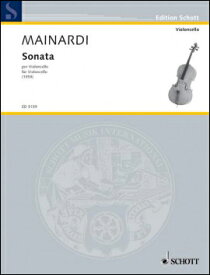 【輸入楽譜】マイナルディ, Enrico: 無伴奏チェロ・ソナタ [ マイナルディ, Enrico ]