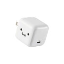 AC充電器/スマホ・タブレット用/USB PD/65W/USB-C/スイングプラグ/しろちゃん