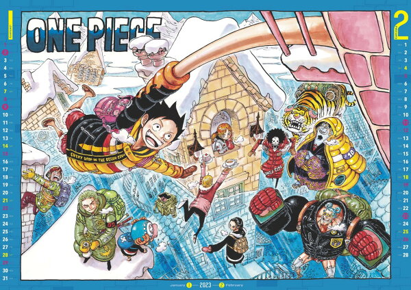 楽天ブックス: 『ONE PIECE』コミックカレンダー（大判）（2023 