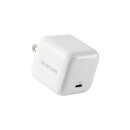 AC充電器/スマホ・タブレット用/USB PD/65W/USB-C/スイングプラグ/ホワイト