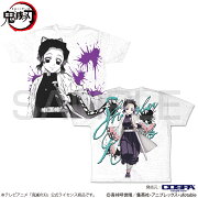 鬼滅の刃 胡蝶しのぶ 両面フルグラフィックTシャツ/M