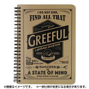 Greefulリングノート A5 5mm方眼 ベージュ