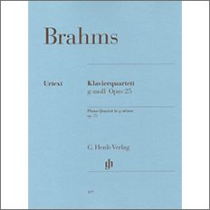 【輸入楽譜】ブラームス,Johannes:ピアノ四重奏曲第1番ト短調Op.25/原典版/Krellmann編[ブラームス,Johannes]
