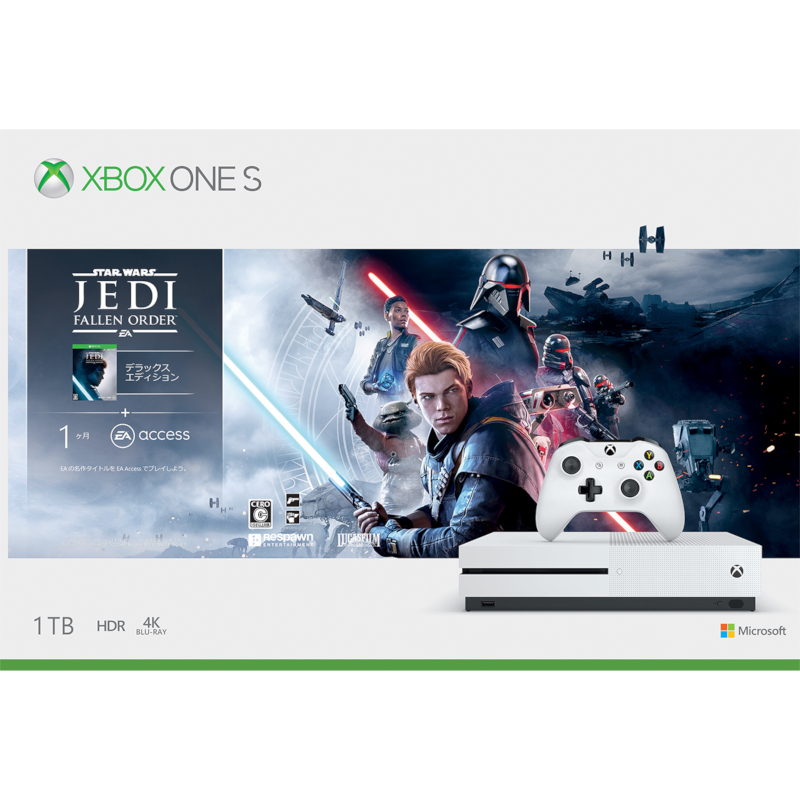 Xbox One S 1 TB (Star Wars ジェダイ：フォールン・オーダー デラックス エディション 同梱版)